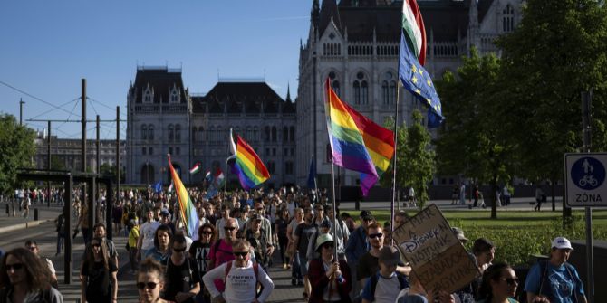 ungarn pride vor parlament