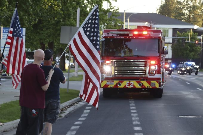 Nach dem tödlichen Angriff auf die Feuerwehrleute in Idaho reagierte die Bevölkerung mit grosser Anteilnahme. Idaho Schüsse