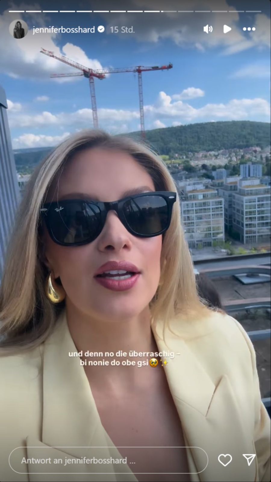 Für Jennifer Bosshard ist es zugleich eine Premiere.