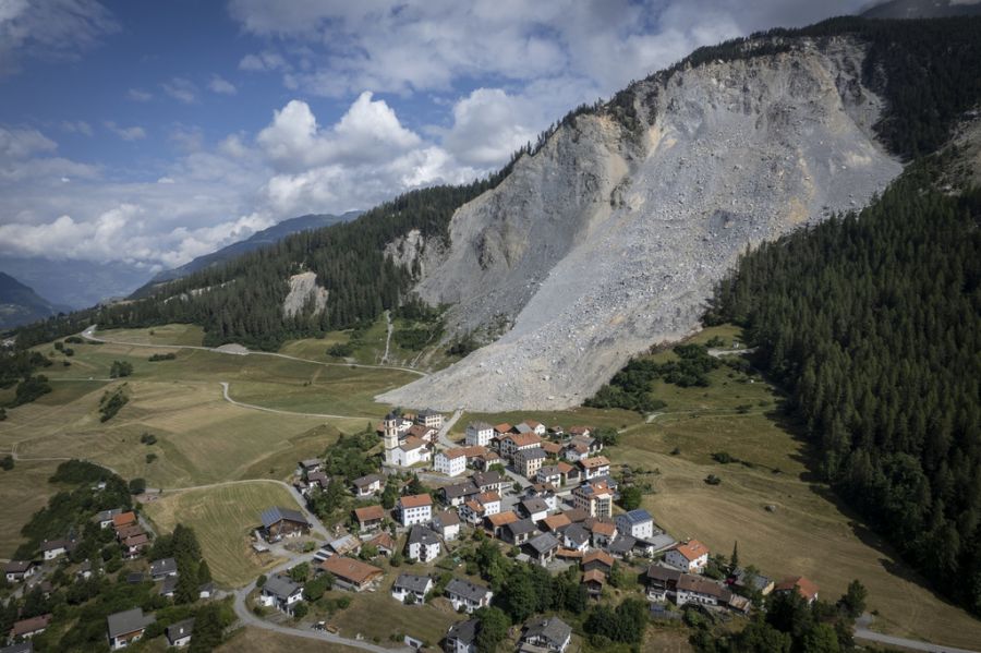Das Bergdorf Brienz GR wurde bereits zum zweiten Mal evakuiert.