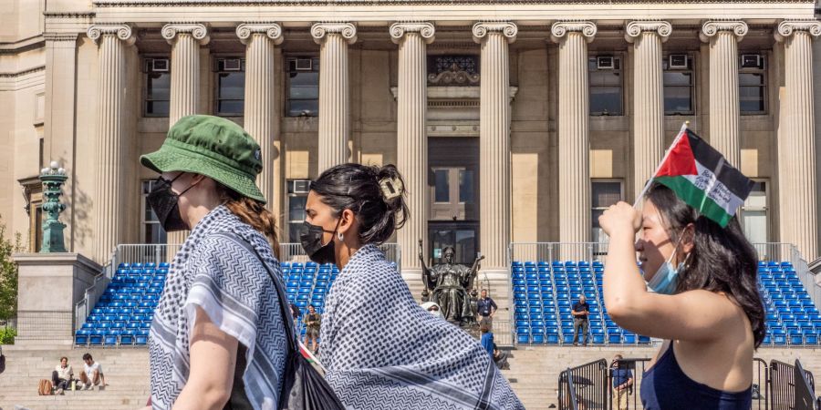 An der Columbia University in New York gab es propalästinensische Proteste. (Archivbild)