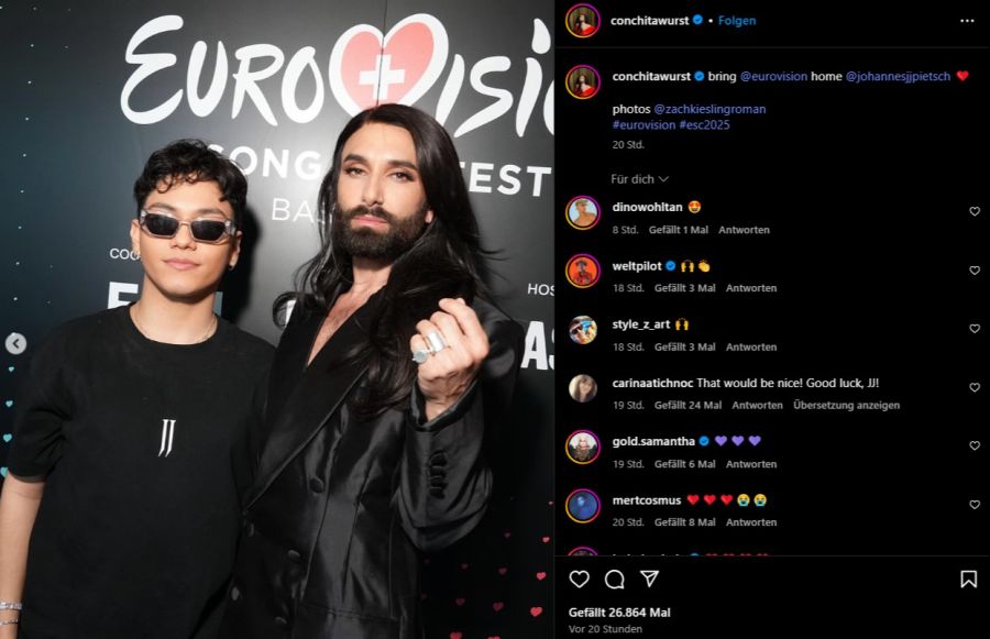JJ Conchita Wurst Österreich
