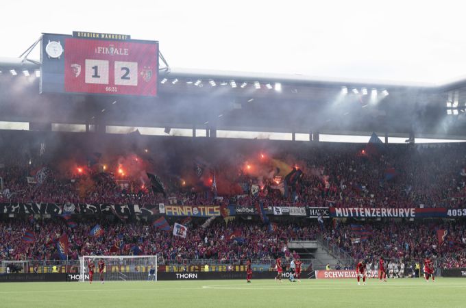 Mit 30'897 verkauften Tickets war der Cupfinal ausverkauft. FC Basel