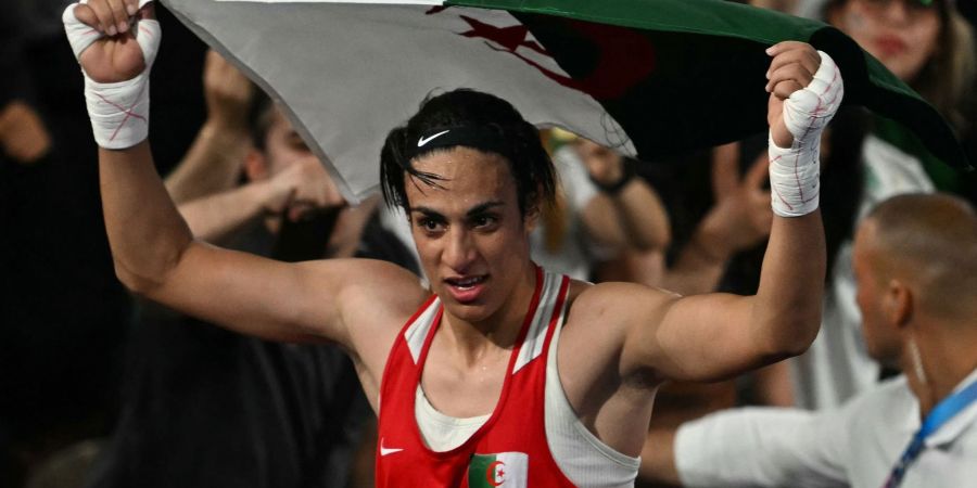 War bei Olympia 2024 Gegenstand der Debatten: Imane Khelif.