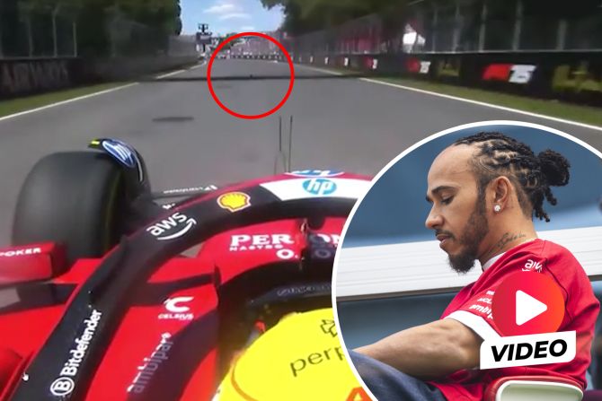 Lewis Hamilton Kanada-GP Murmeltier