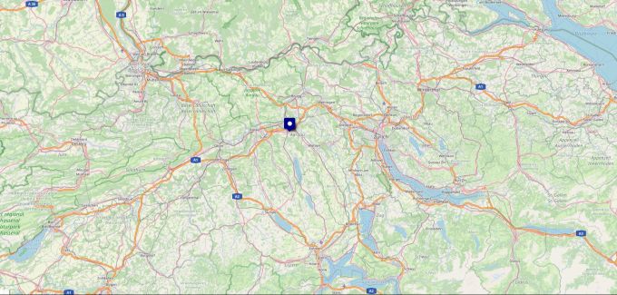 Der Vorfall um den Velo-Dieb ereignete sich in Lenzburg AG. Velo Dieb Karte Lenzburg