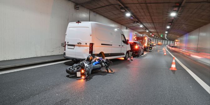 Auffahrkollision Spier-Tunnel