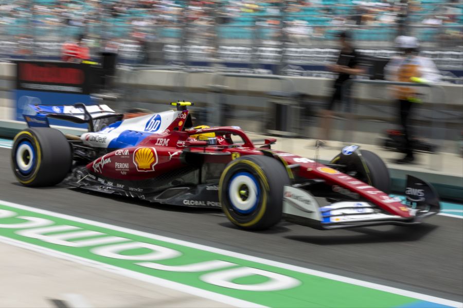 Lewis Hamilton Ferrari Miami
