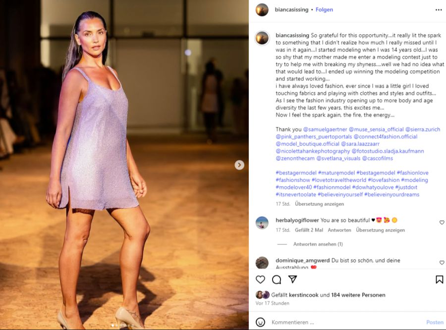 Bianca Sissing ist zurück in der Modewelt.