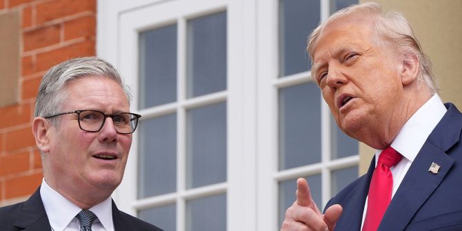 US-Präsident Trump in Schottland