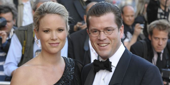Karl-Theodor zu Guttenberg und seine Ex-Frau Stephanie