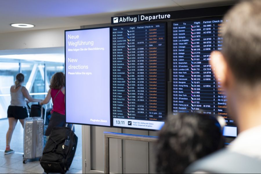 Die Schweiz schneidet bei Flugannullierungen und Verspätungen schlecht ab.
