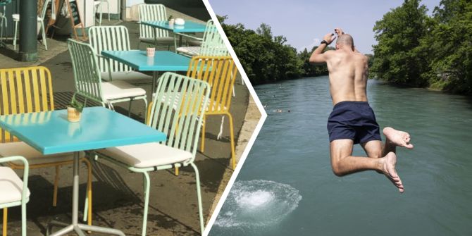 Hitze Restaurants Baden Sommer
