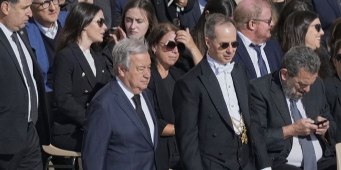 UN-Chef Guterres - Müssen im Andenken an Papst weiter Hoffnung haben UN-Chef Guterres - Müssen im Andenken an Papst weiter Hoffnung haben