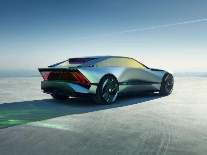 Moderne Designsprache, elektrische Power. Inception Concept