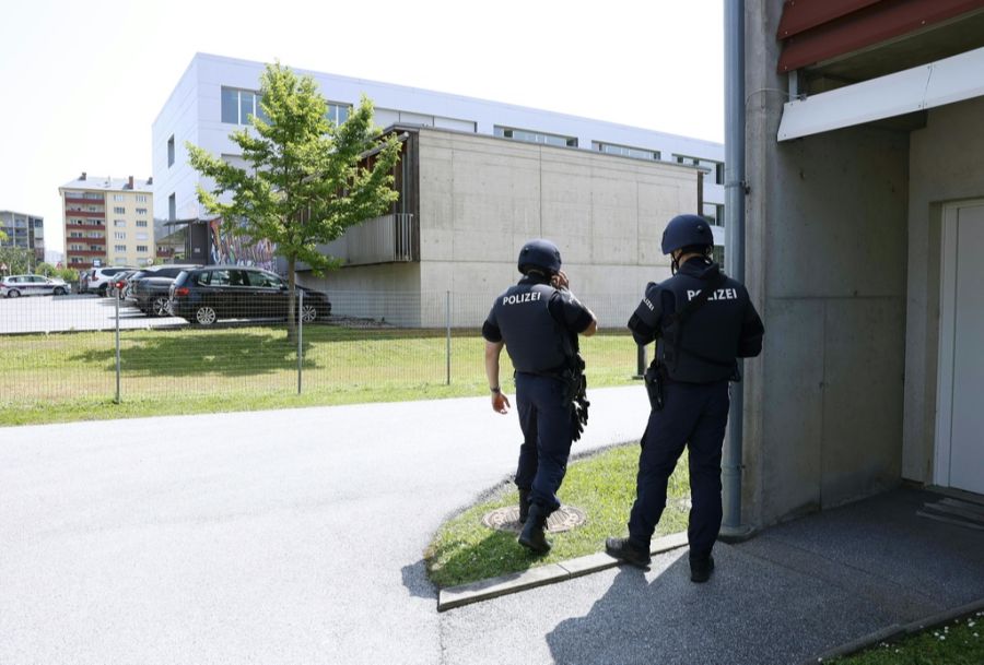 Die Polizei stand im Grosseinsatz.