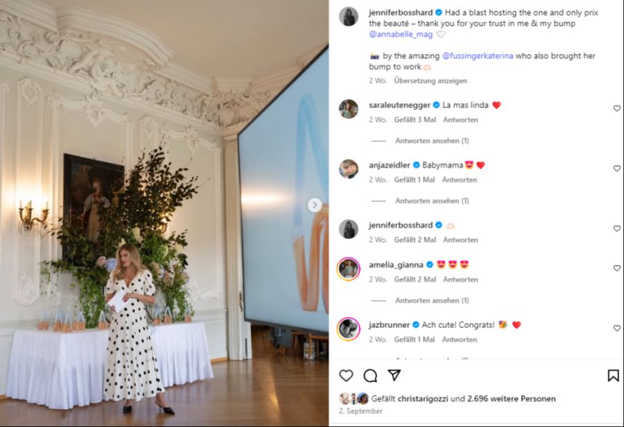 Die Baslerin moderierte den Prix de Beauté von annabelle.