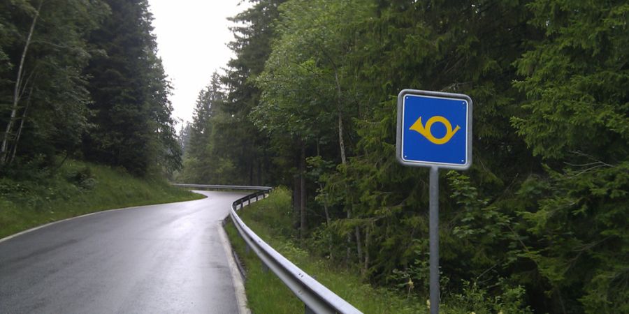 Schild Bergspoststrasse