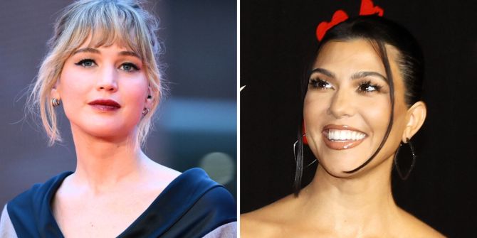 Jennifer Lawrence Kourtney Kardashian