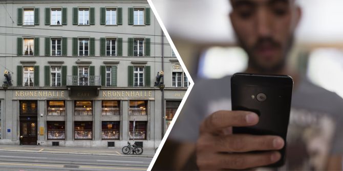 Handy in Kronenhalle