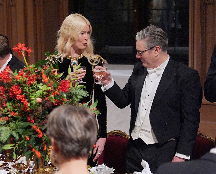 Sie sass zwischen Keir Starmer und Johann Wadephul, und nicht neben Prinz William.