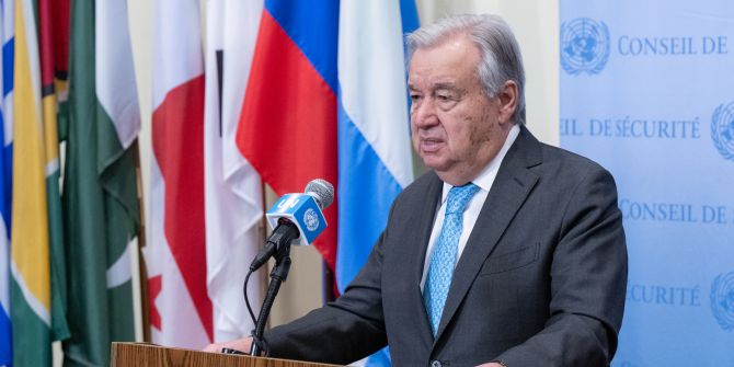António Guterres iran krieg