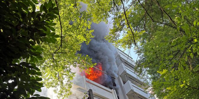 Wohnungsbrand in Luzern