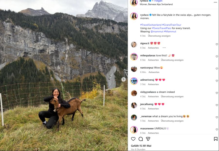 Schweiz Tourismus dreht mit asiatischen Influencern eine fünfteilige YouTube-Serie über korrektes Verhalten von Touristen.