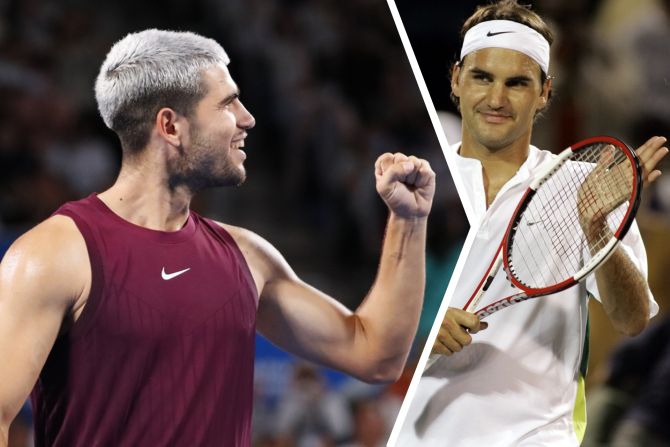 Alcaraz Federer