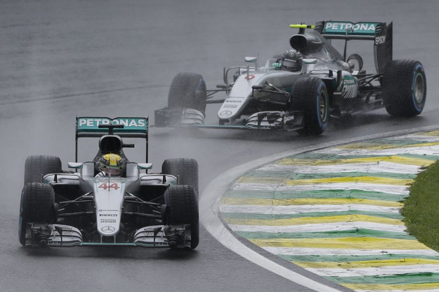 Formel 1 Hamilton Rosberg