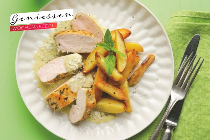 Gericht Teller Poulet