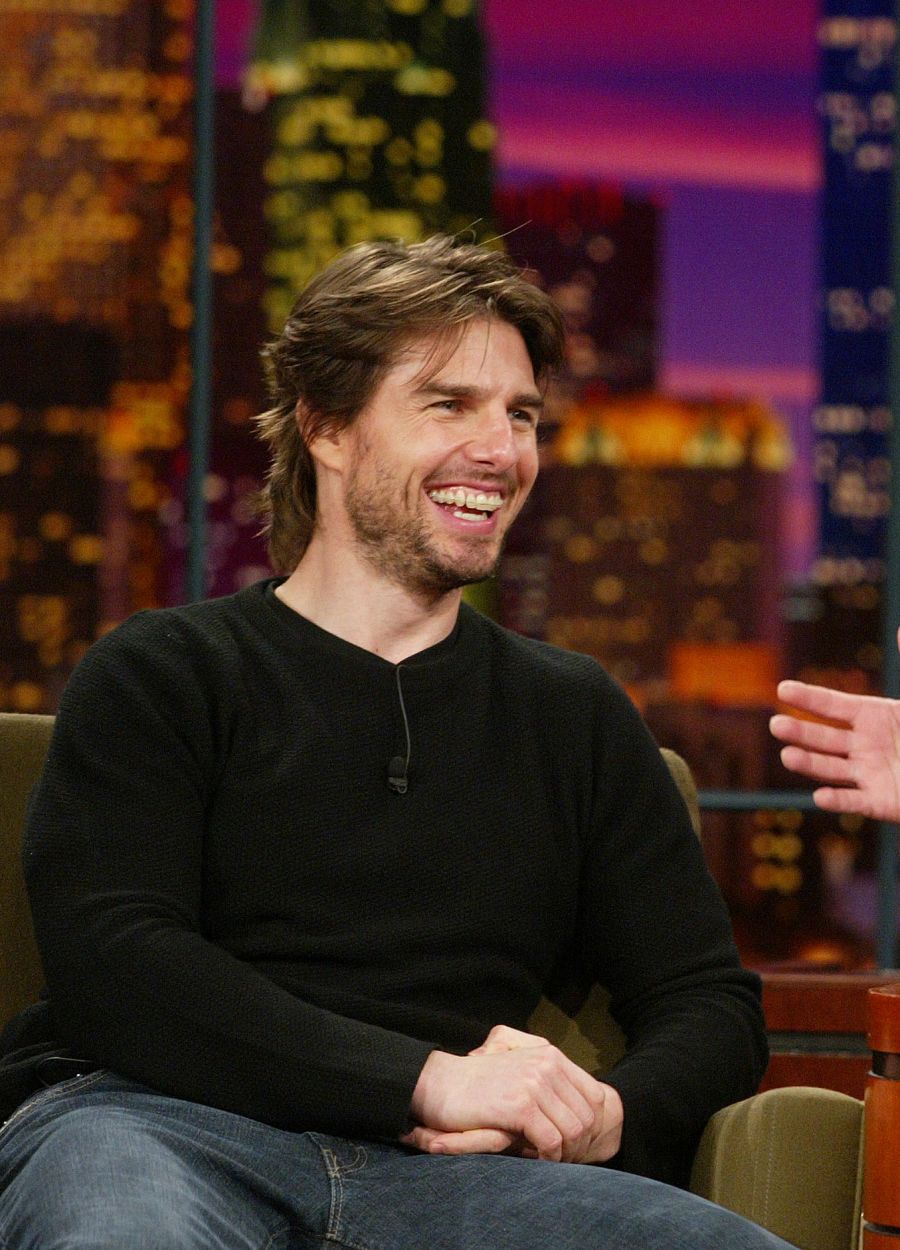 Zahnspangen-Lächeln mit 40: Hollywood-Star Tom Cruise trug bereits im Jahr 2002 einen Gartenhag.