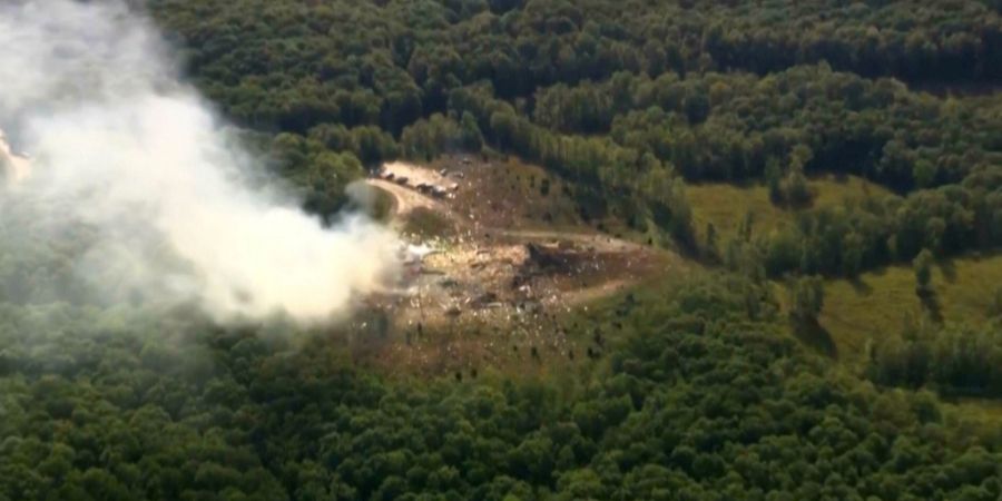 Explosion in Fabrik
