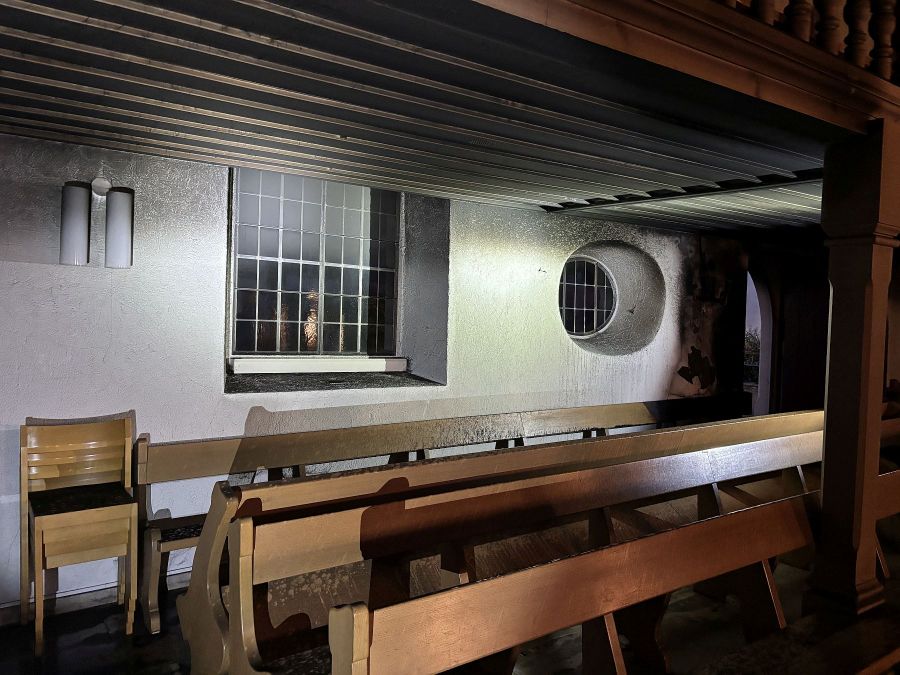 Brand in Kirche
