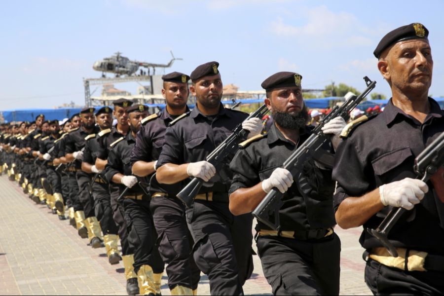 Die Hamas hat Kämpfer mobilisiert und patrouilliert teils wieder in den Strassen. (Archivbild)