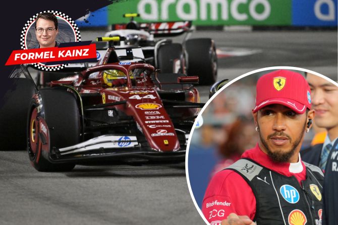 Lewis Hamilton Ferrari Singapur
