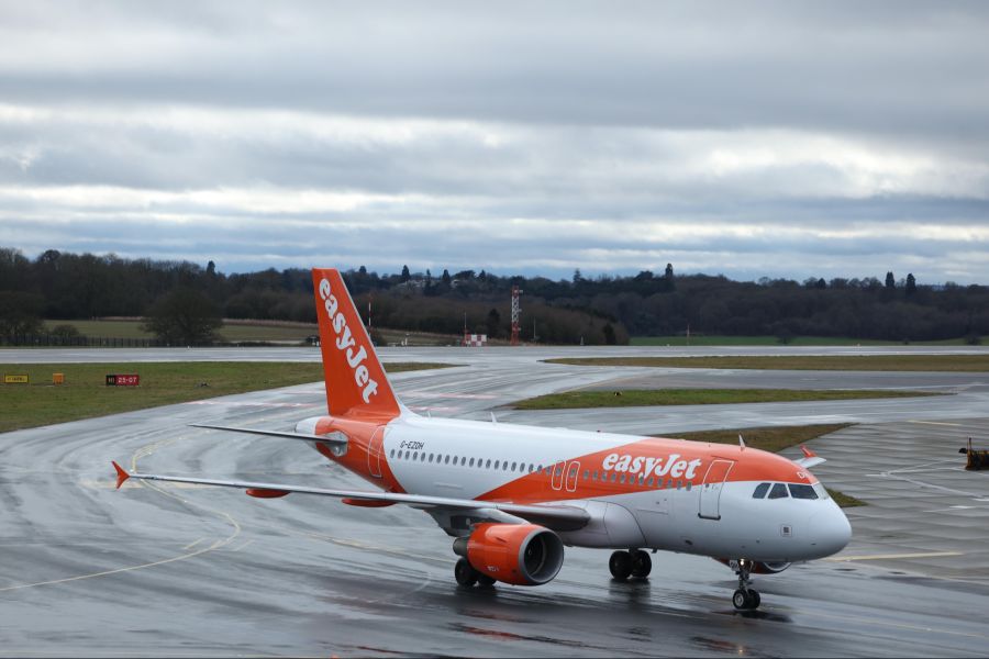 Ein Easyjet-Flug von Malaga nach London musste den Start abbrechen.