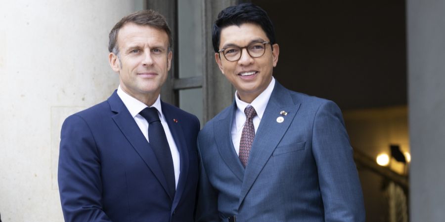 Macron Rajoelina Madagaskar