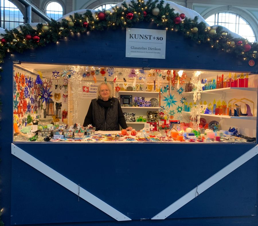 «Jung und Alt haben Freude an der farbigen Welt am Stand», sagt Jolanda Heimann. Aber es brauche viel Durchhaltewillen.