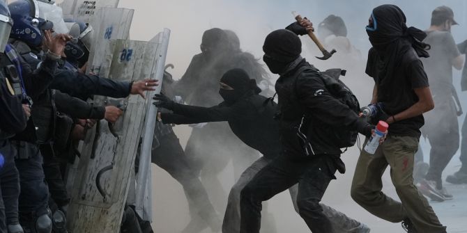Demo in Mexiko-Stadt