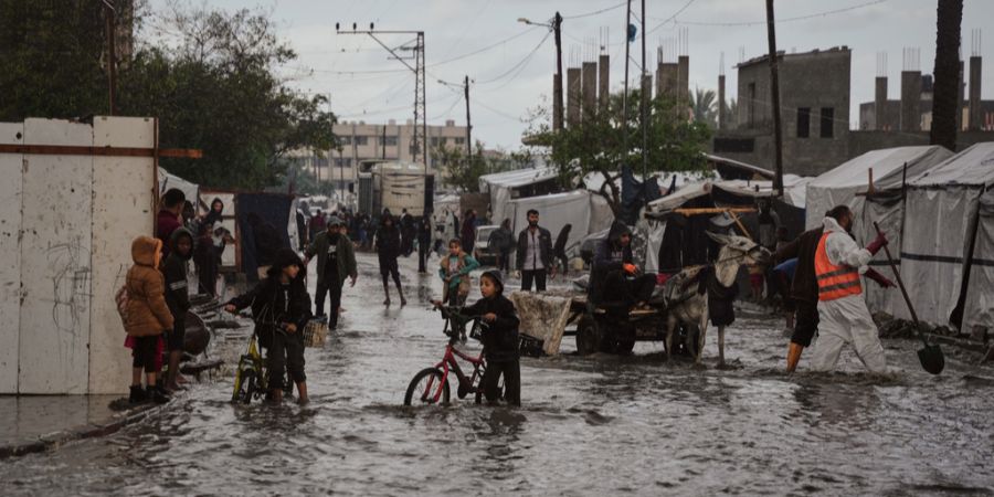 Gazastreifen Überschwemmungen