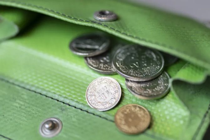 Lohn Geld Franken