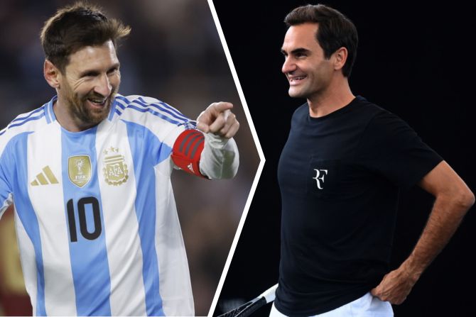 Messi bewundert Federer