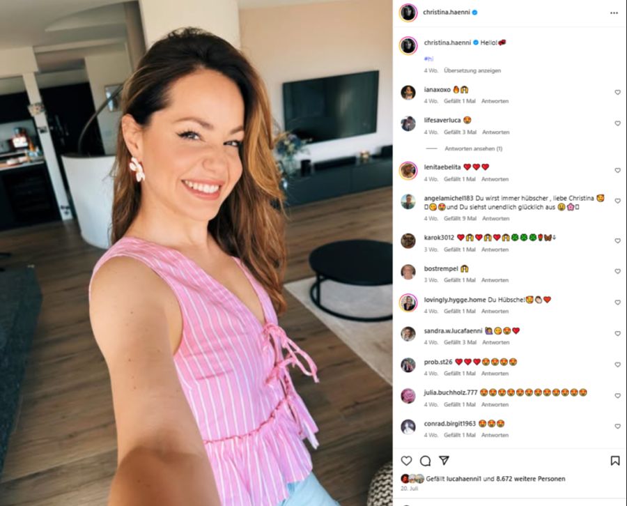 Bis 2018 war Vinokurov noch mit Christina Hänni liiert.