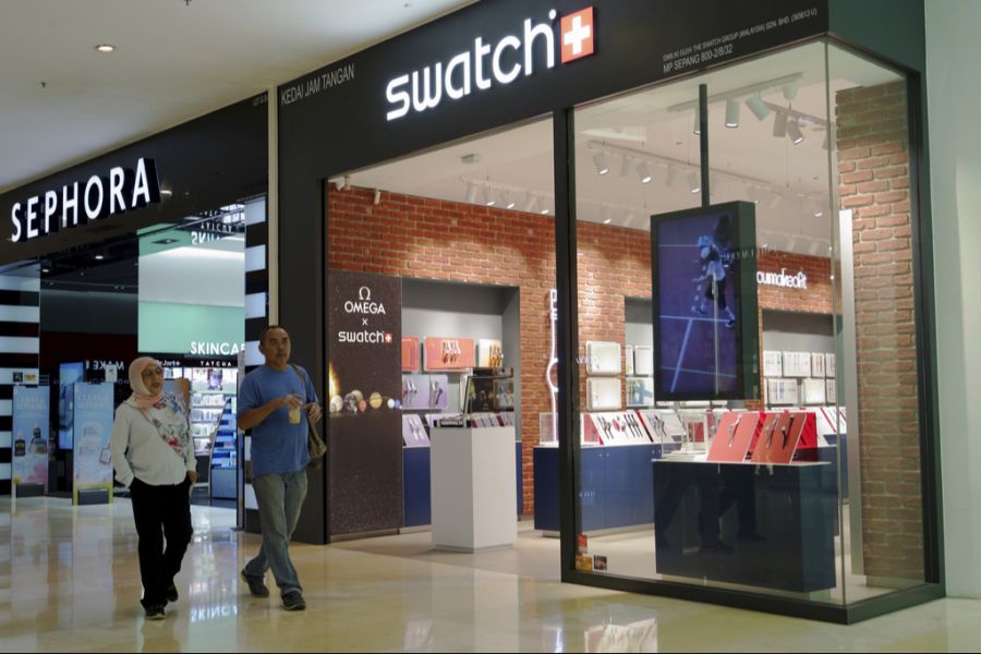 Ein Swatch-Store in Malaysia.