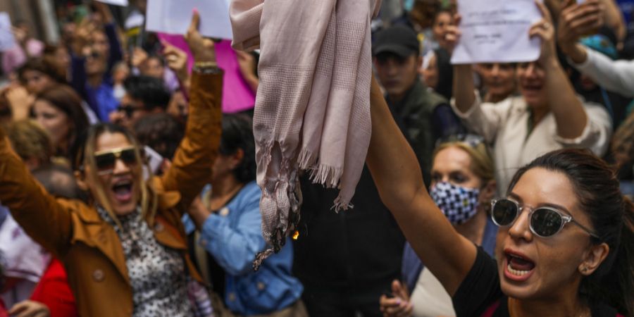 Feministischer Protest der Türkei