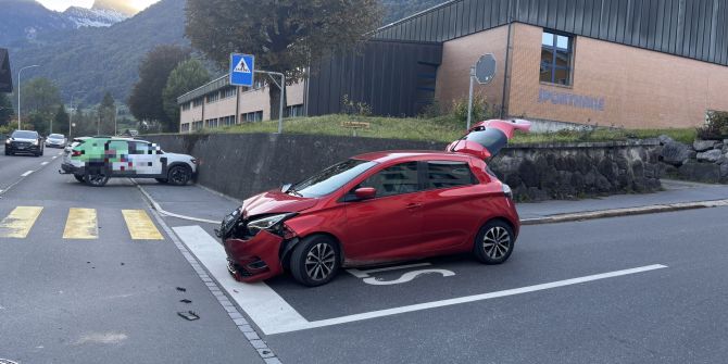 Kollision in Schwanden