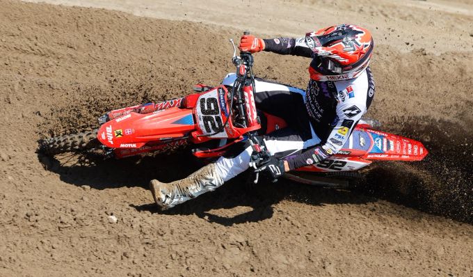 Valentin Guillod rechnet sich beim Heim-Event in Frauenfeld gute Chancen aus. Valentin Guillod MXGP Honda