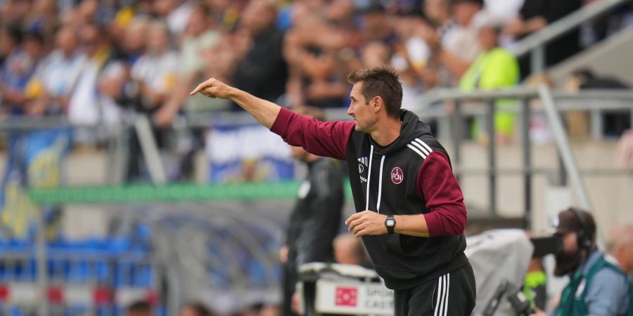 Engagiert an der Seitenlinie: Miroslav Klose