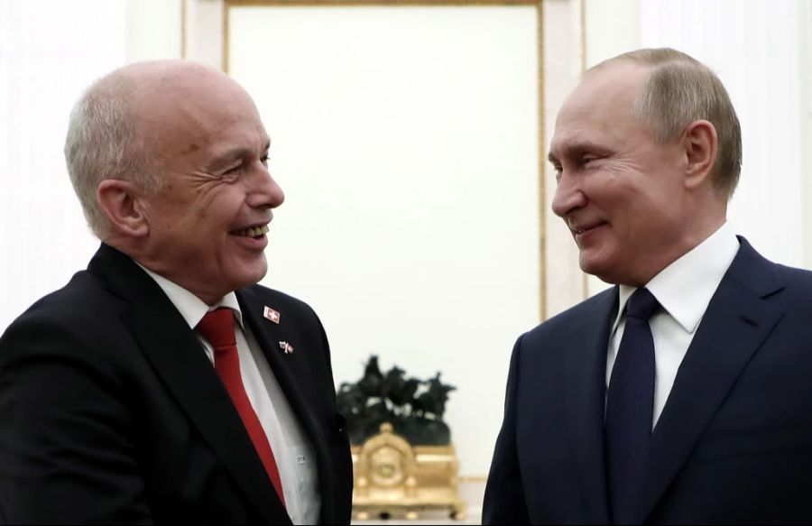 Der damalige Bundespräsident Ueli Maurer traf 2019 den russischen Präsidenten Wladimir Putin im Kreml.